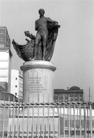 Nelson statue sited in new Bull Ring