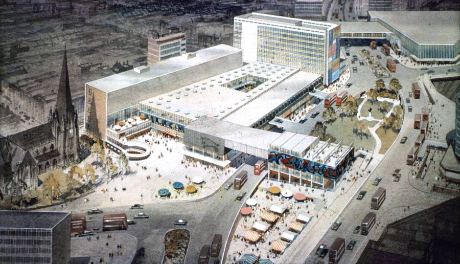 Proposal for Bull Ring, early 1960s