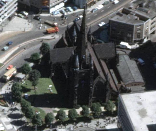 The Talbot from the air, c. mid 1964