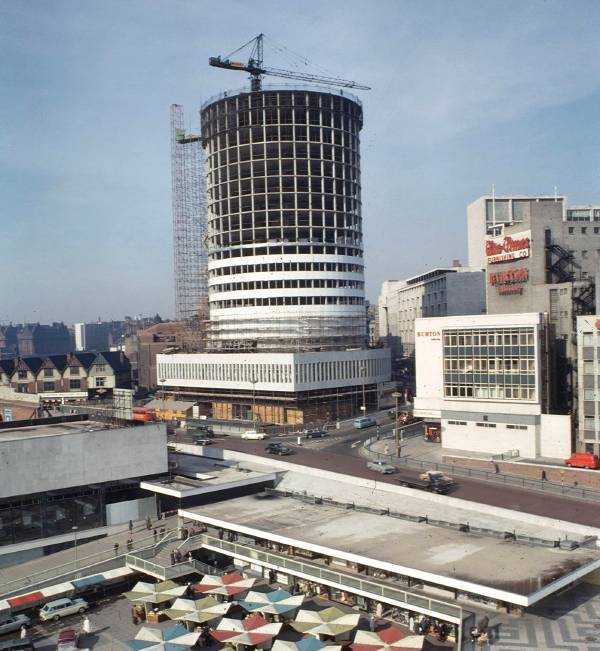 Rotunda under construction, mid 1963