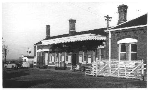 Ledbury Station Exterior 1964