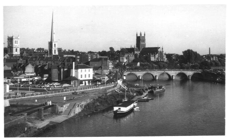 River Severn at Worcester 1964