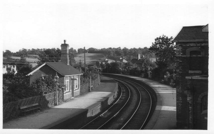 Branch Platform Barnt Green Station 1955
