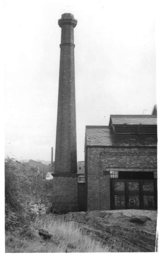Chimney, rear of Bournville Shed