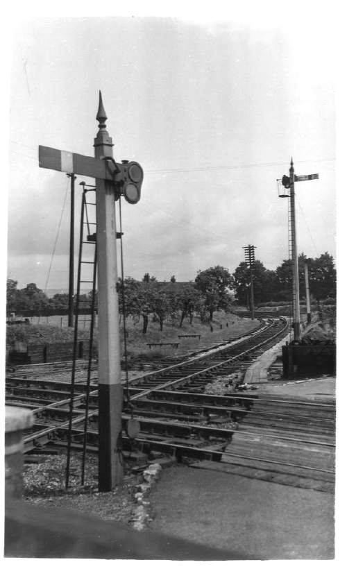 Crossing at Ashchurch Station 1951