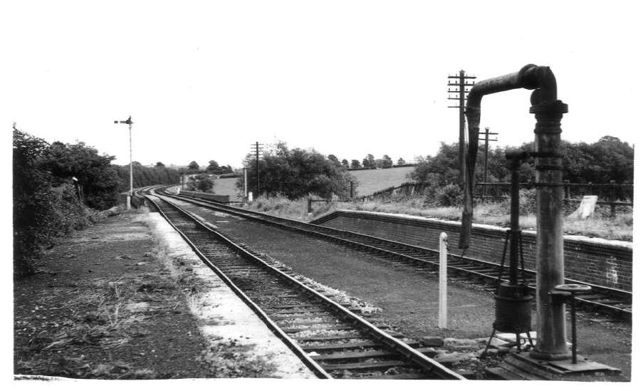 East end of Stratford-on-Avon (SMJ) Station 1962