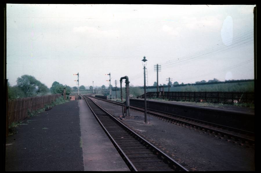 East end of Stratford-on-Avon Station 1956