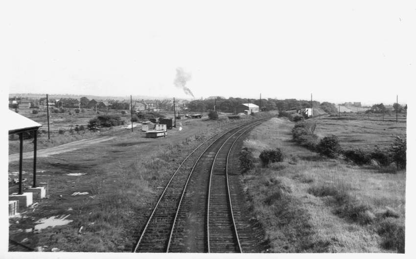 Near site of Brownhills (Midland) Station 1955