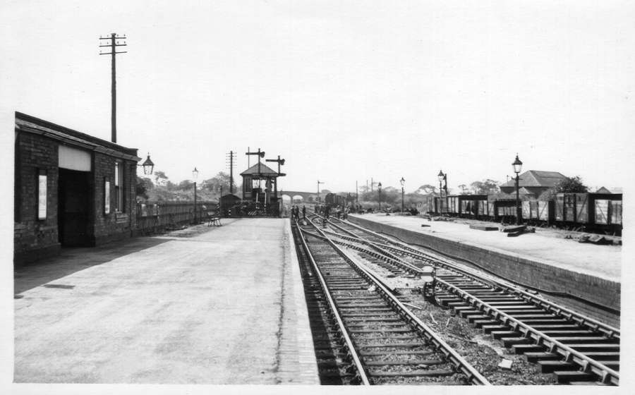 West end of Aldridge Station 1955