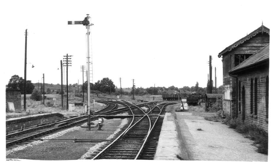 West end of Stratford-on-Avon (SMJ) Station 1962